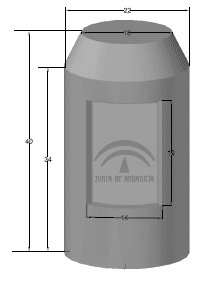 Hito J.A Modelo Arcos 22×40