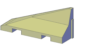 Terminal de Barrera 200x60x12 H-88 Asimétrica
