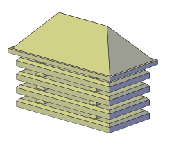 Aspirador Rectangular Pirámide 50×95