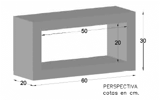 Celosía 60x30x20