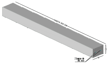 Dintel 12×18 H-300