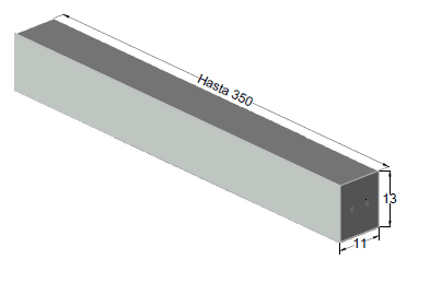 Dintel 13×11 H-3.5 Celosía