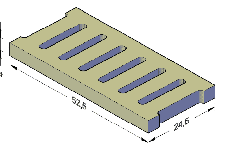 Reja HA 52,5×24,5x 4
