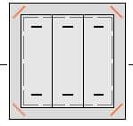 Tapa 180x180x15