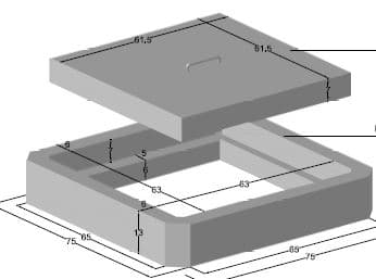 Tapa HA 61.5×61.5