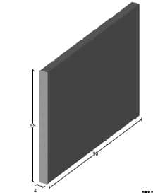 Tapa HM 80x58x4